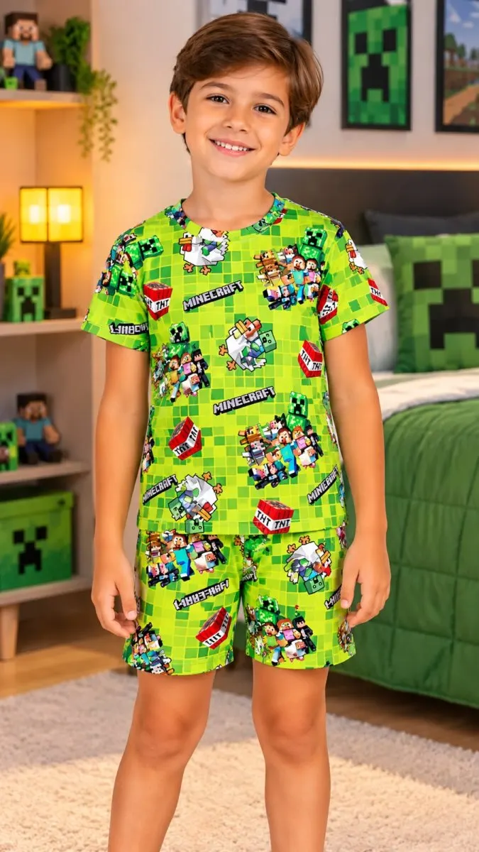 Pijama Minecraft