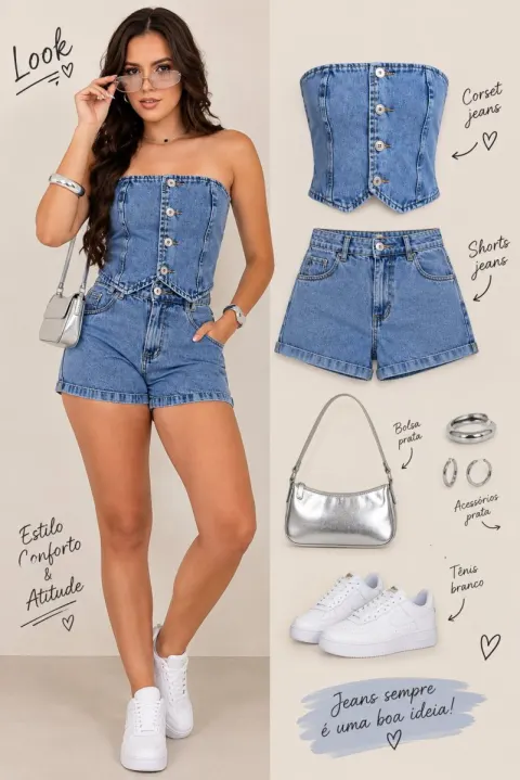 Conjunto all jeans