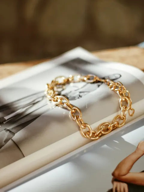 Pulseira Elos Dourada