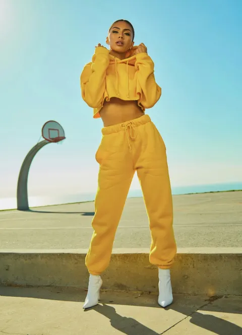 Conjunto Moletom Amarelo
